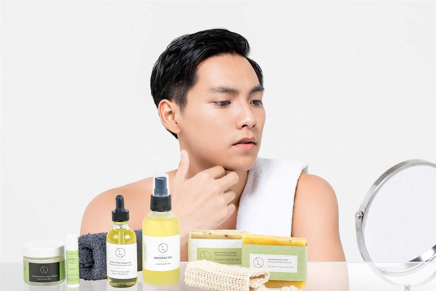 Father's Day Gift -Fresh earthy Natural skincare set, Eucalyptus Men Grooming kit - Image 11