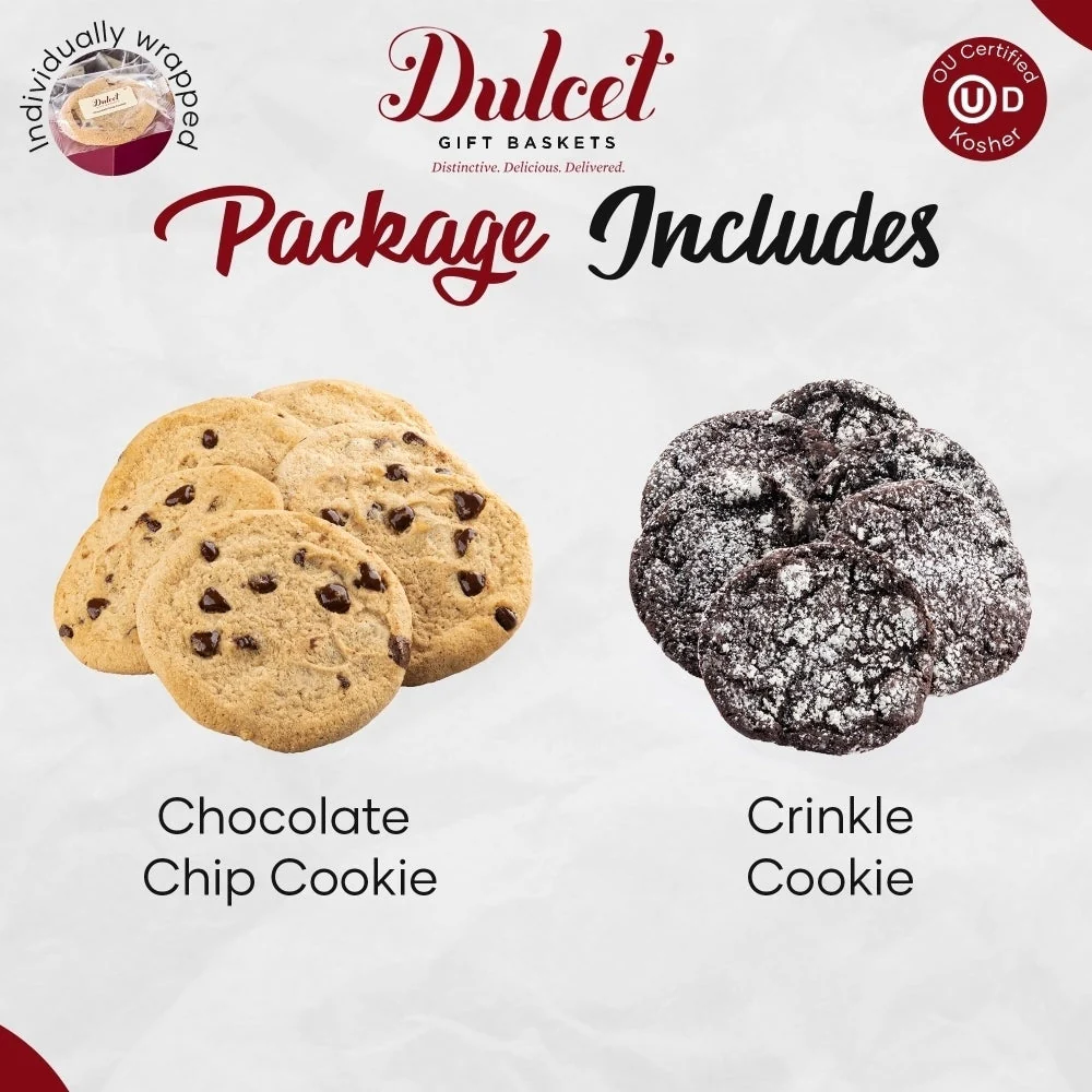 Favorite Chocolate Chips and Chocolate Crinkle Cookie Gift Box - Image 5