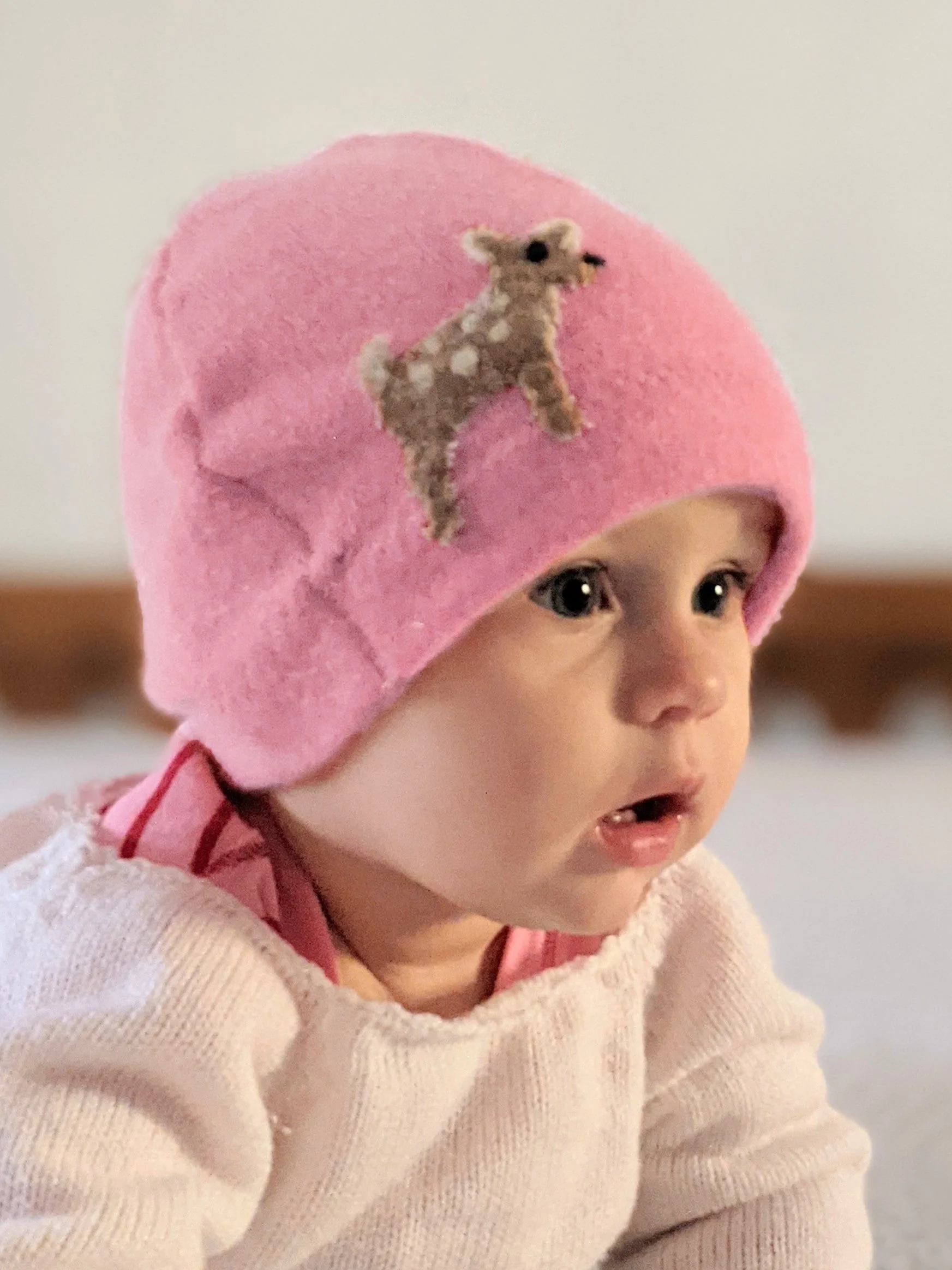 Fawn Cashmere Hat - Baby - Image 2