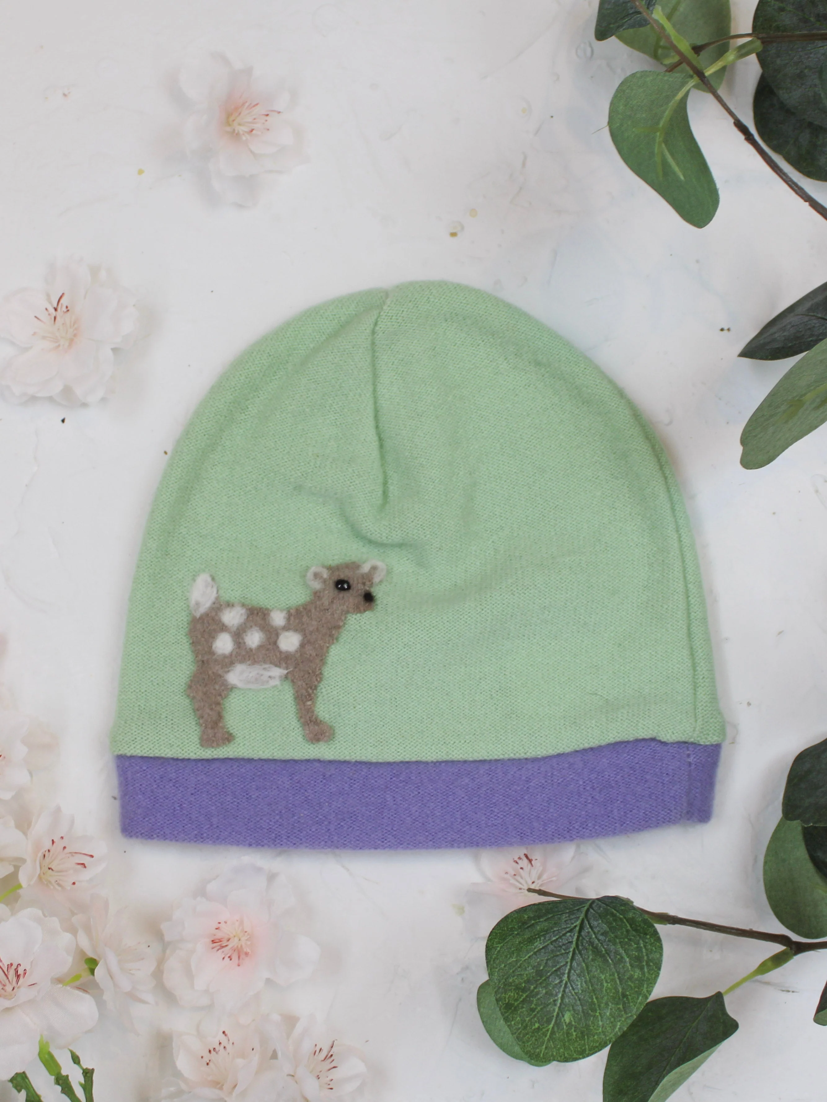Fawn Cashmere Hat - Toddler - Image 6