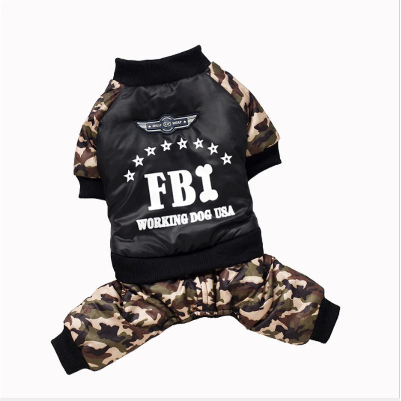 FBI Camouflage Coat |  Jumpsuit Pants - Image 12