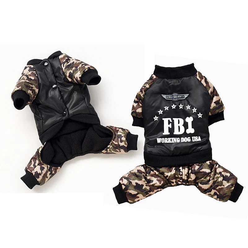 FBI Camouflage Coat |  Jumpsuit Pants - Image 14