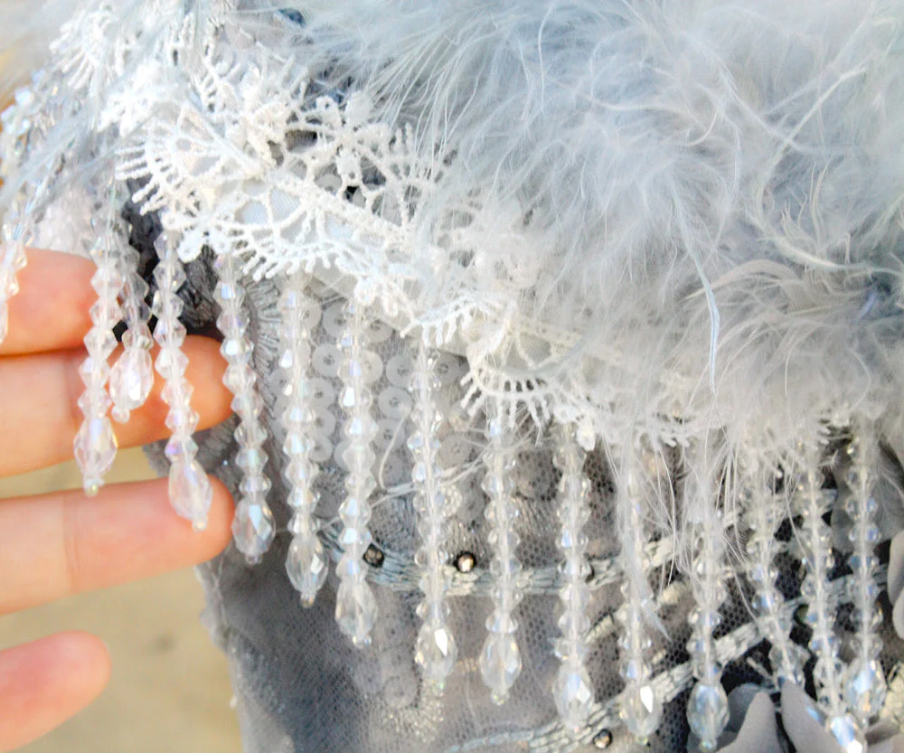 Feather Fantasy Pet Gown | Luxury Dog Dress for Special Occasions - Image 7