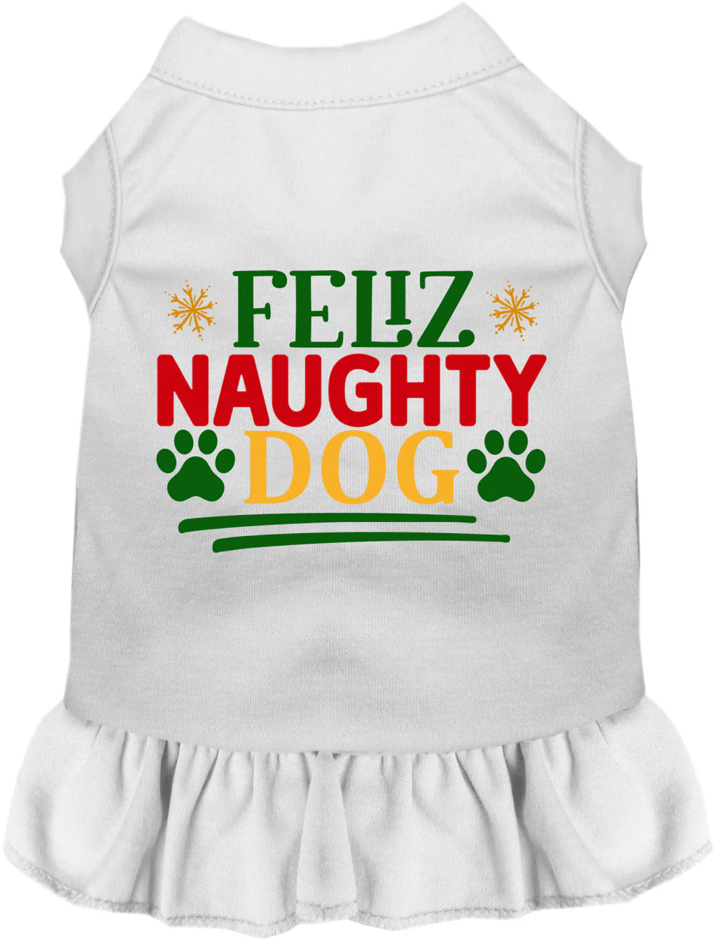 Feliz Naughty Dog Christmas Pet Dress - Image 3