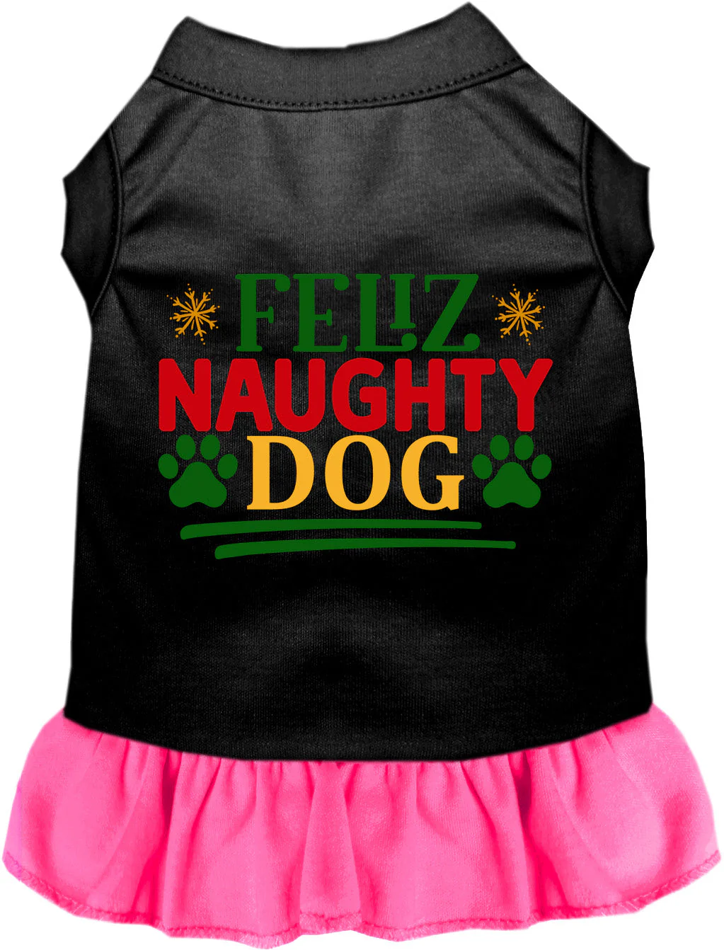 Feliz Naughty Dog Christmas Pet Dress - Image 5