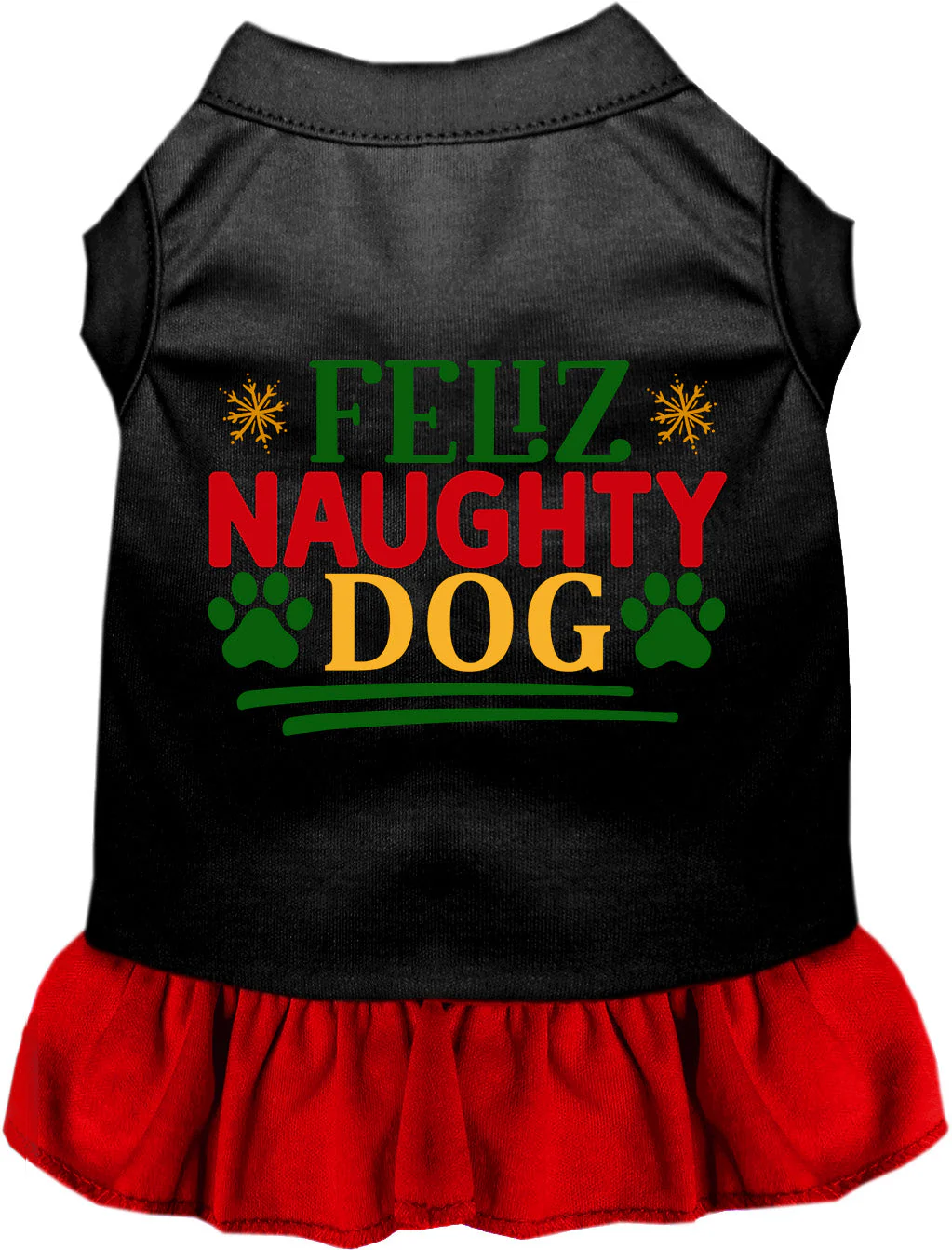 Feliz Naughty Dog Christmas Pet Dress - Image 7
