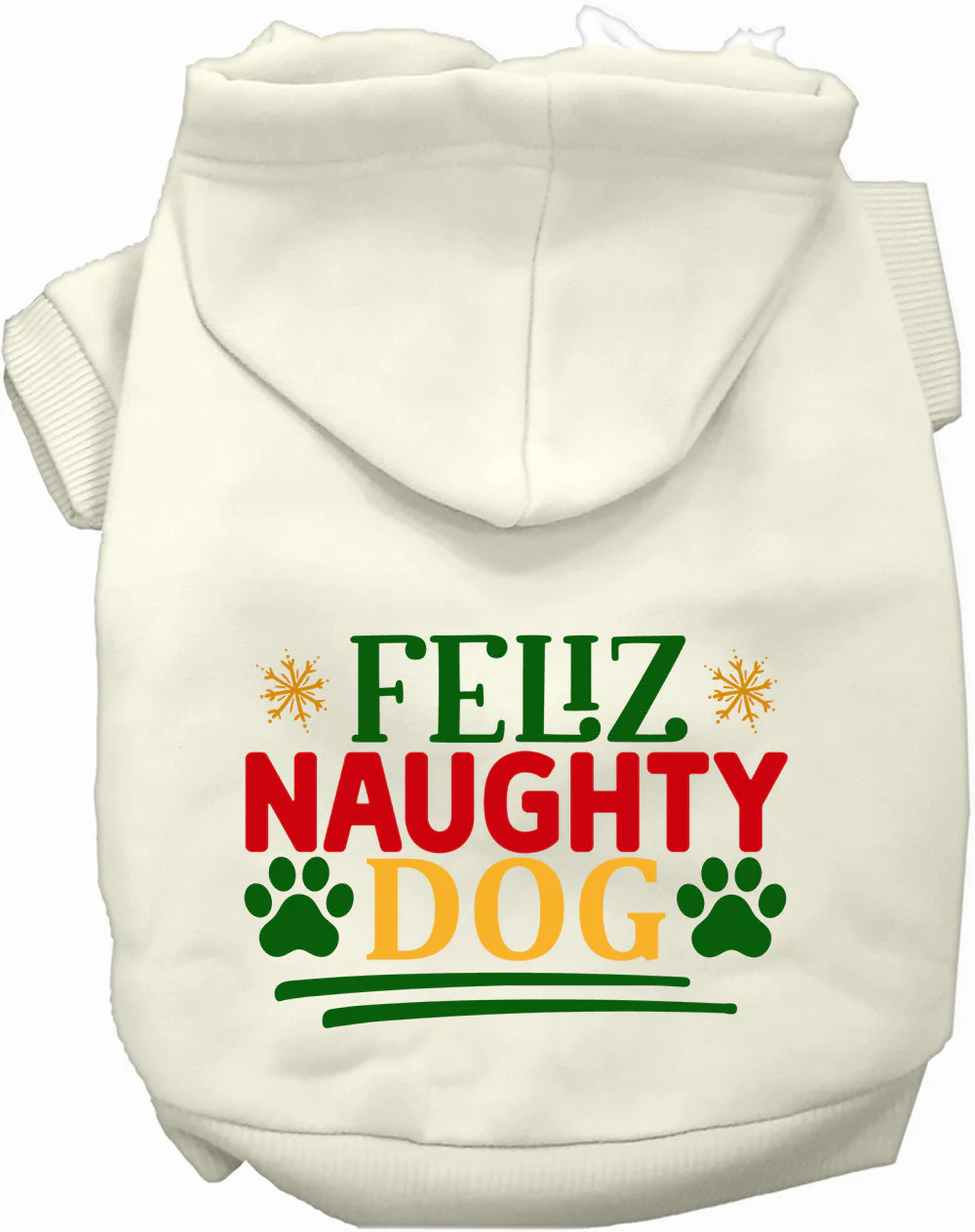 Feliz Naughty Dog Christmas Pet Hoodie - Image 6