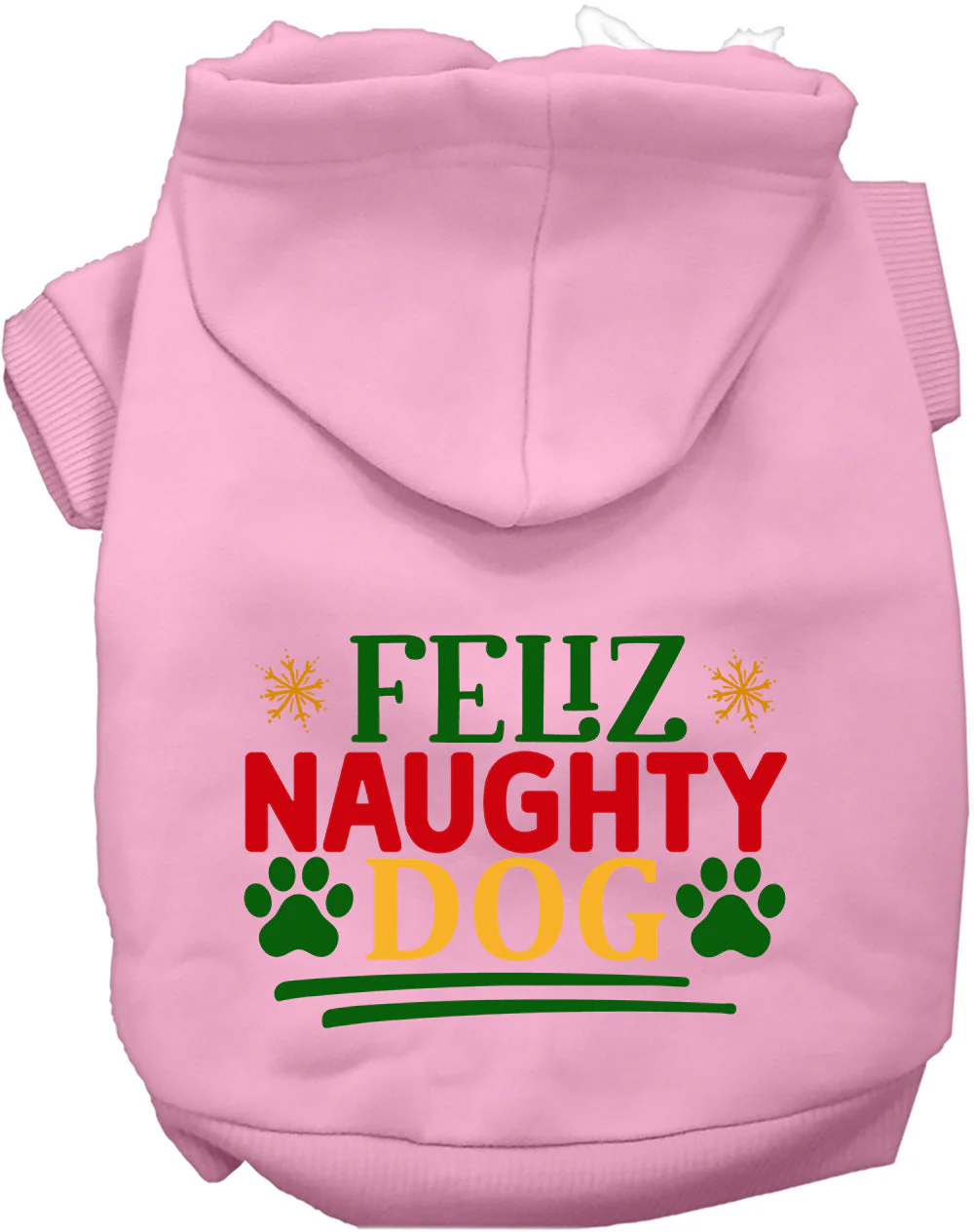Feliz Naughty Dog Christmas Pet Hoodie - Image 8