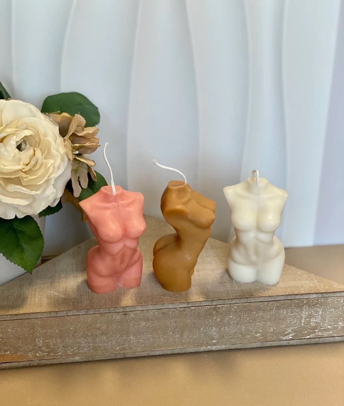 Female Body Candle - Artistic Soy Wax Scented Candle for Elegant Home Decor - Image 2