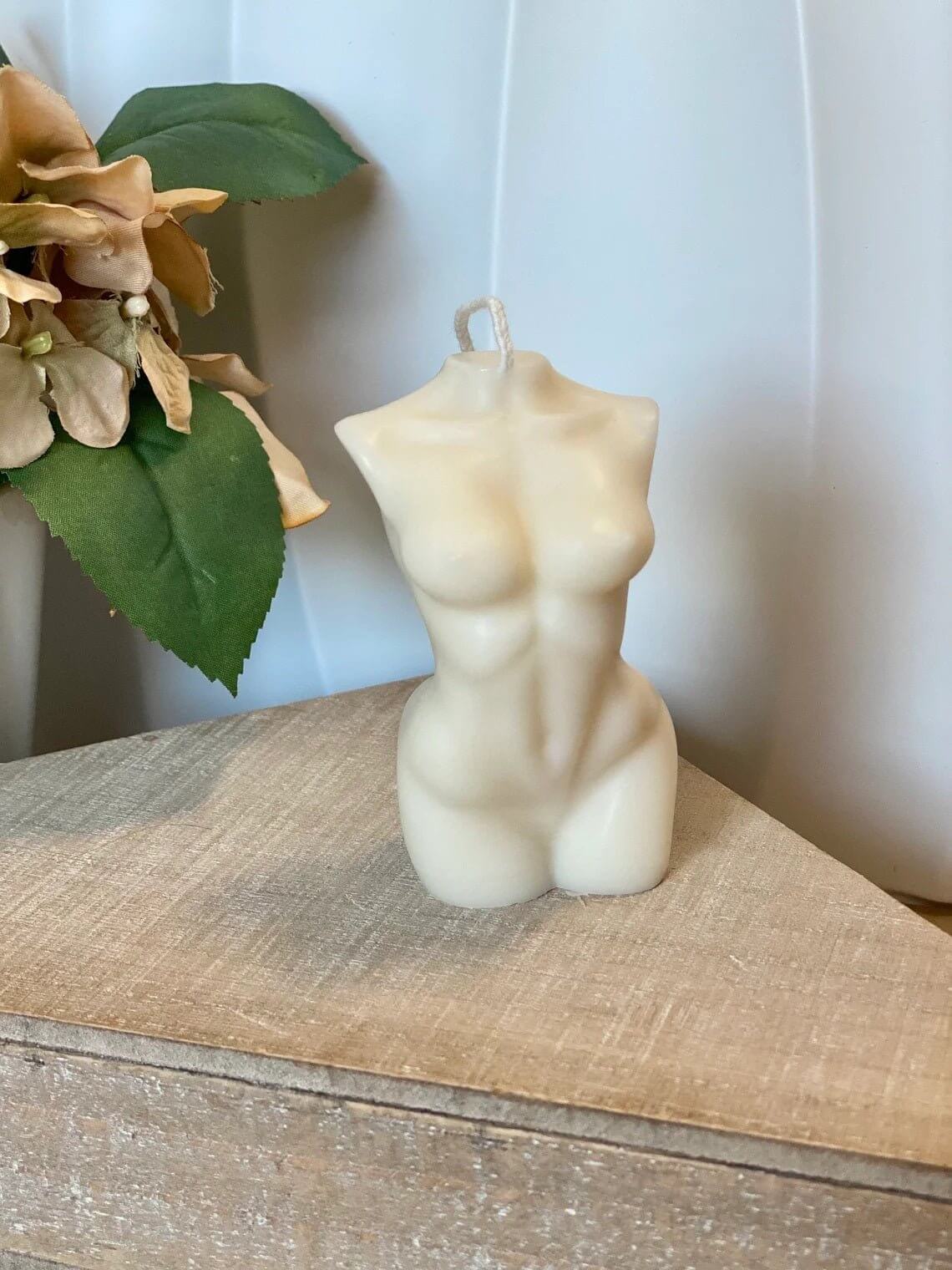 Female Body Candle - Artistic Soy Wax Scented Candle for Elegant Home Decor - Image 3