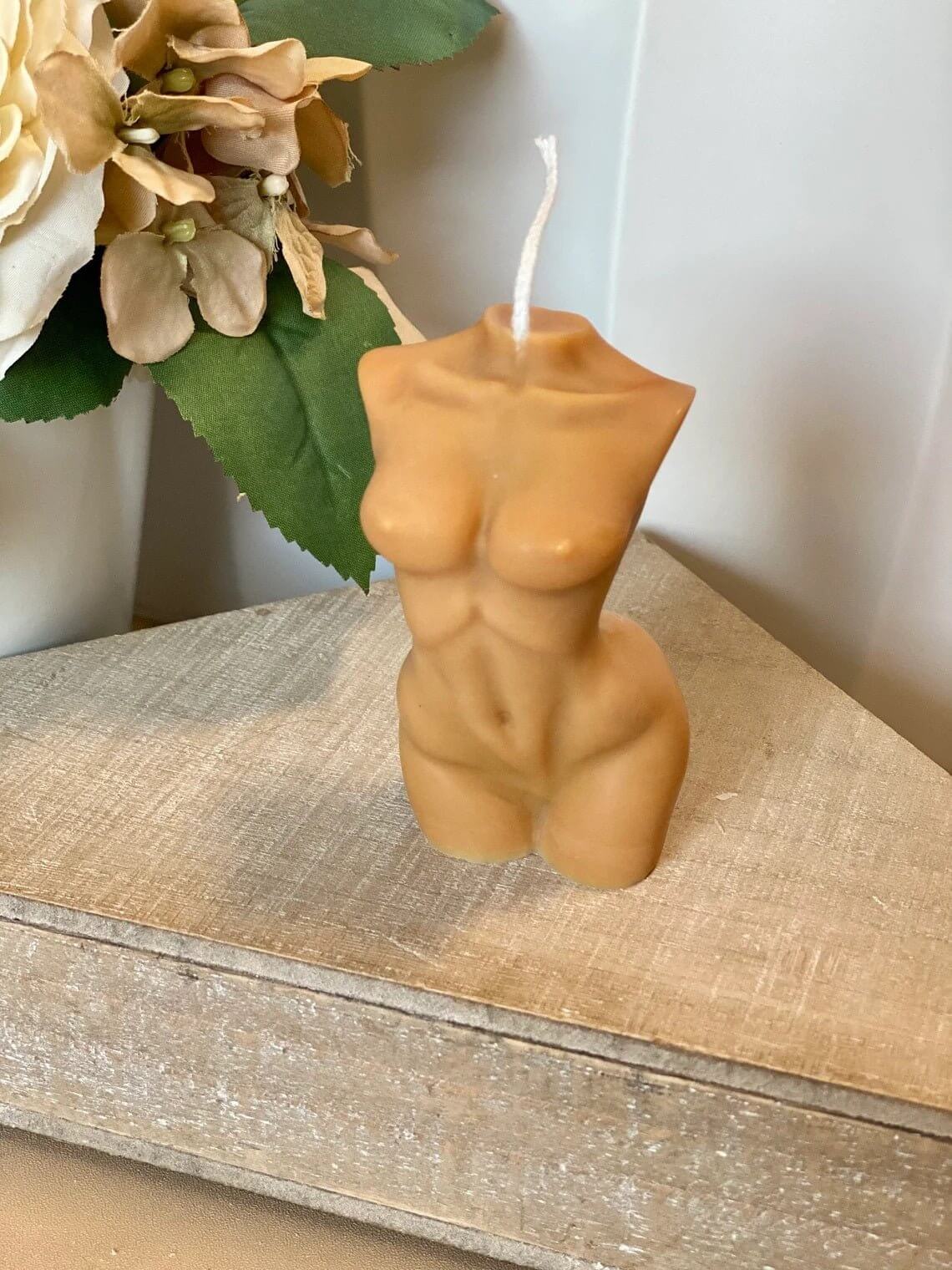 Female Body Candle - Artistic Soy Wax Scented Candle for Elegant Home Decor - Image 5