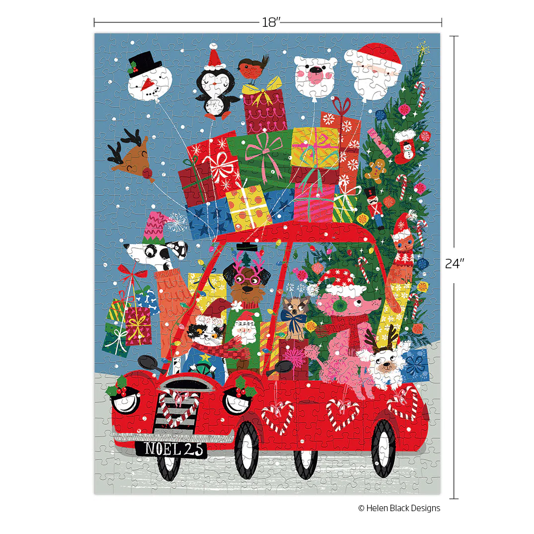 Festive Fun Car 500 Piece Christmas Puzzle - Image 4