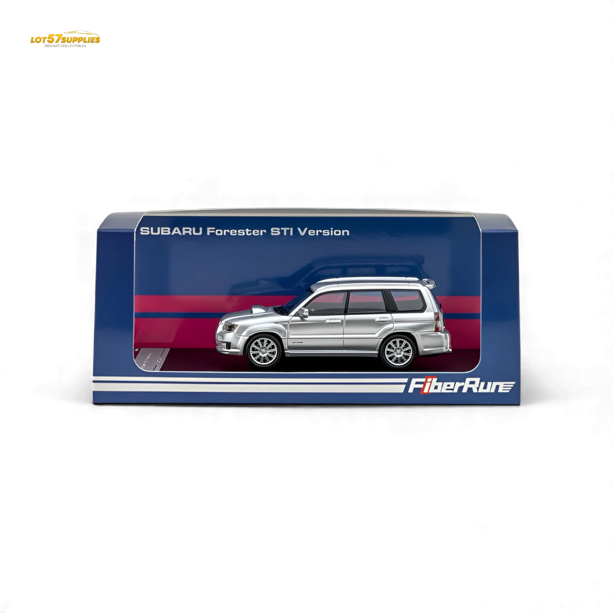 Fiberrun Subaru Forester Silver 1:64 - Image 4