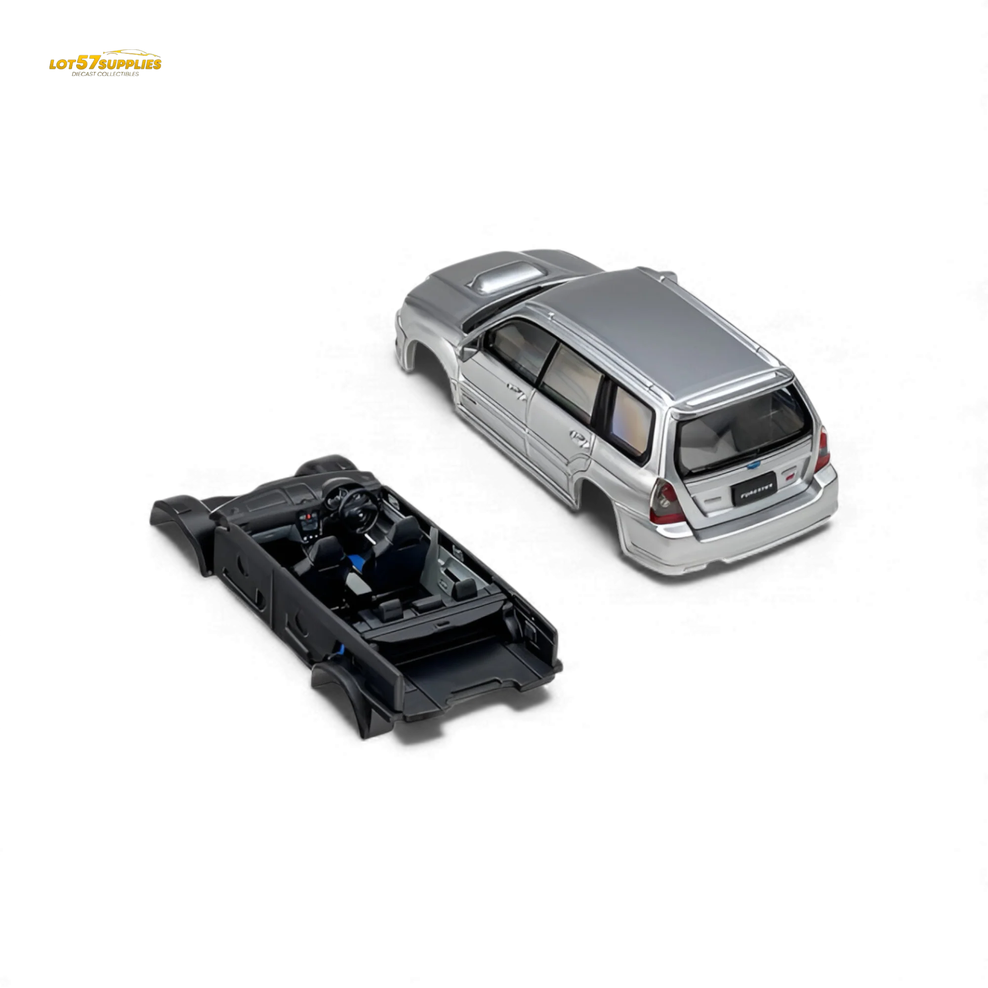 Fiberrun Subaru Forester Silver 1:64 - Image 9