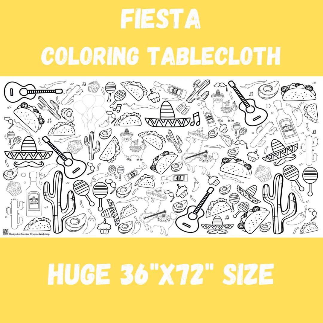 Fiesta Coloring Tablecloth - Image 7