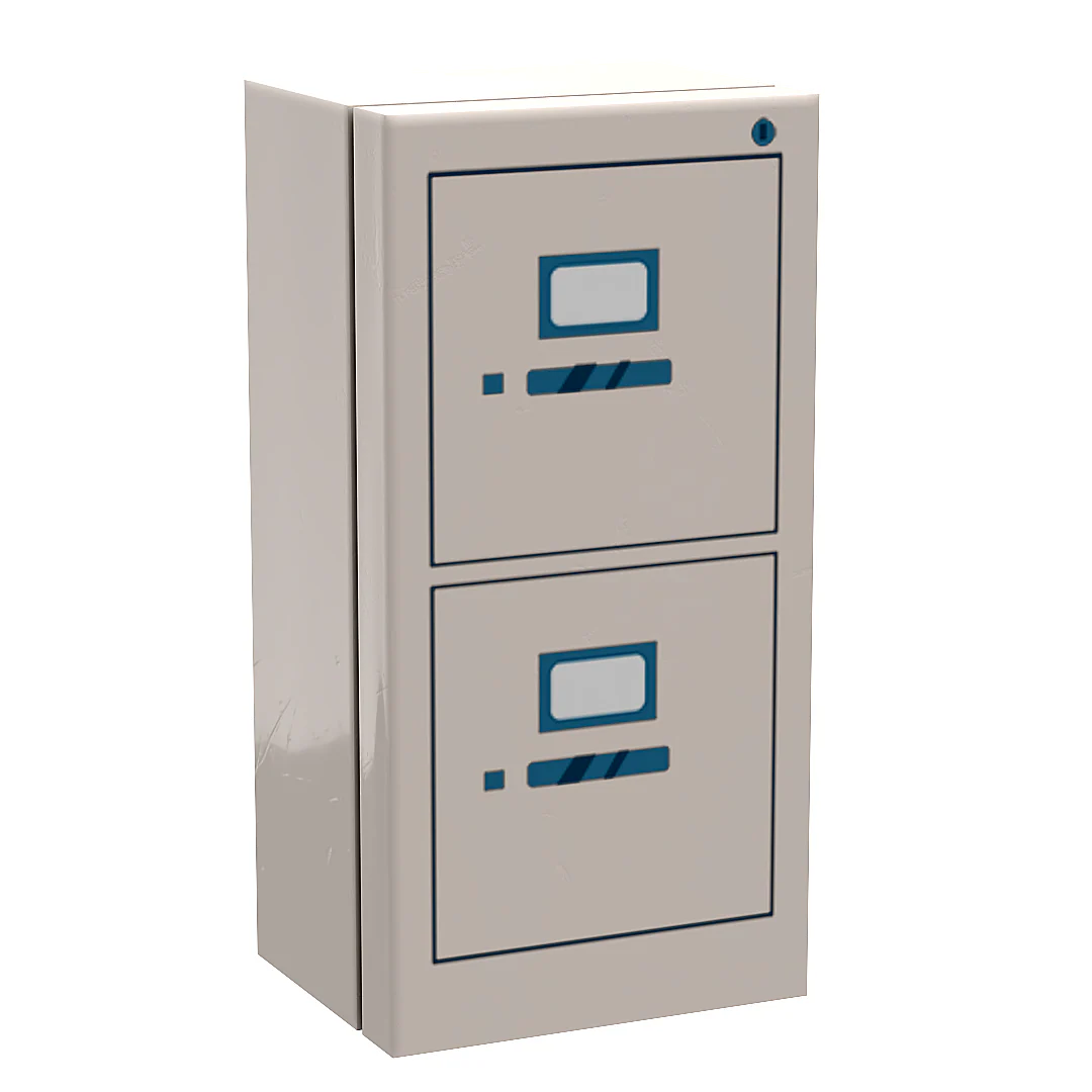 Filing Cabinet for Minifigs made using LEGO parts - B3 Customs - Image 4