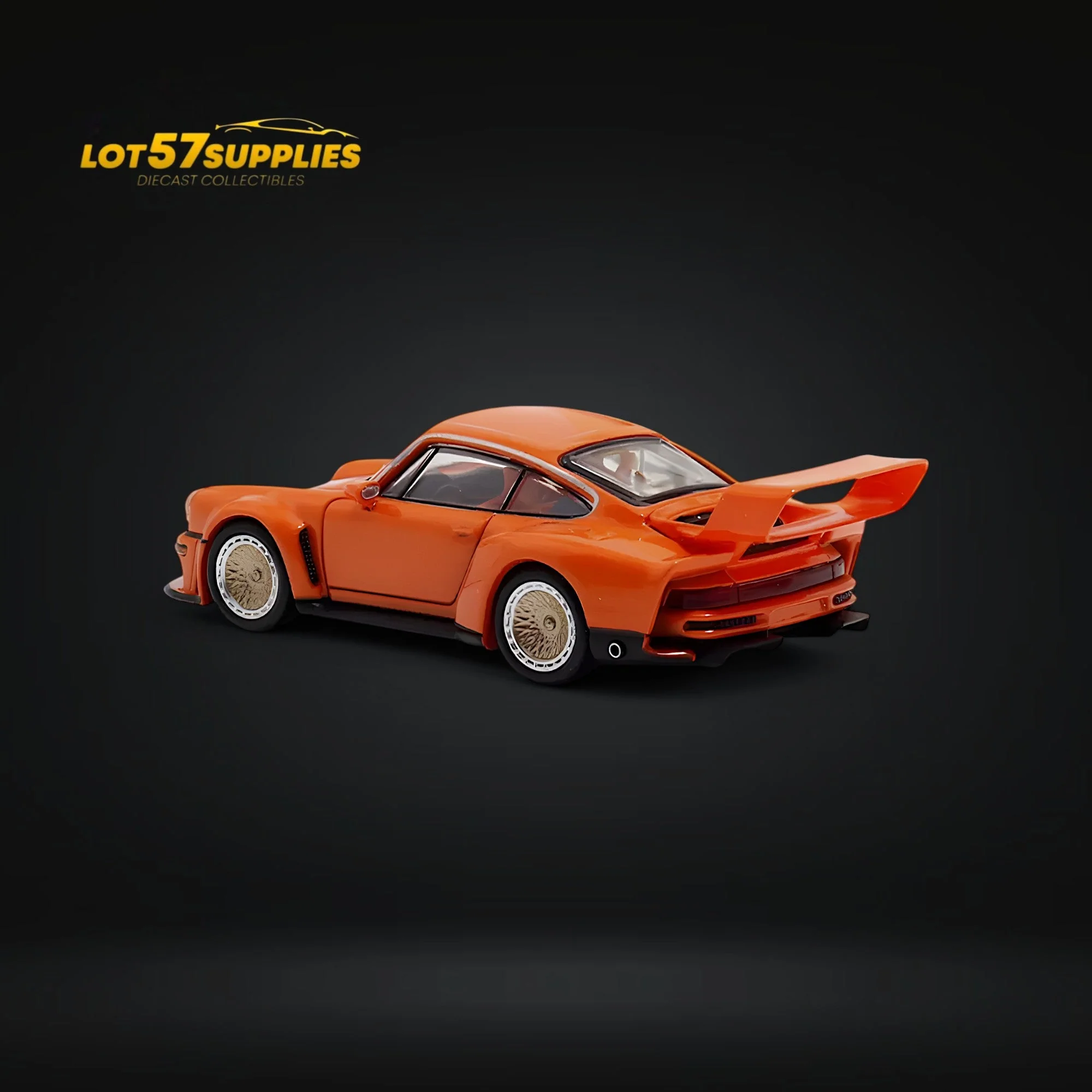 FindClassically Porsche Singer DLS Turbo Orange 1:64 - Image 2