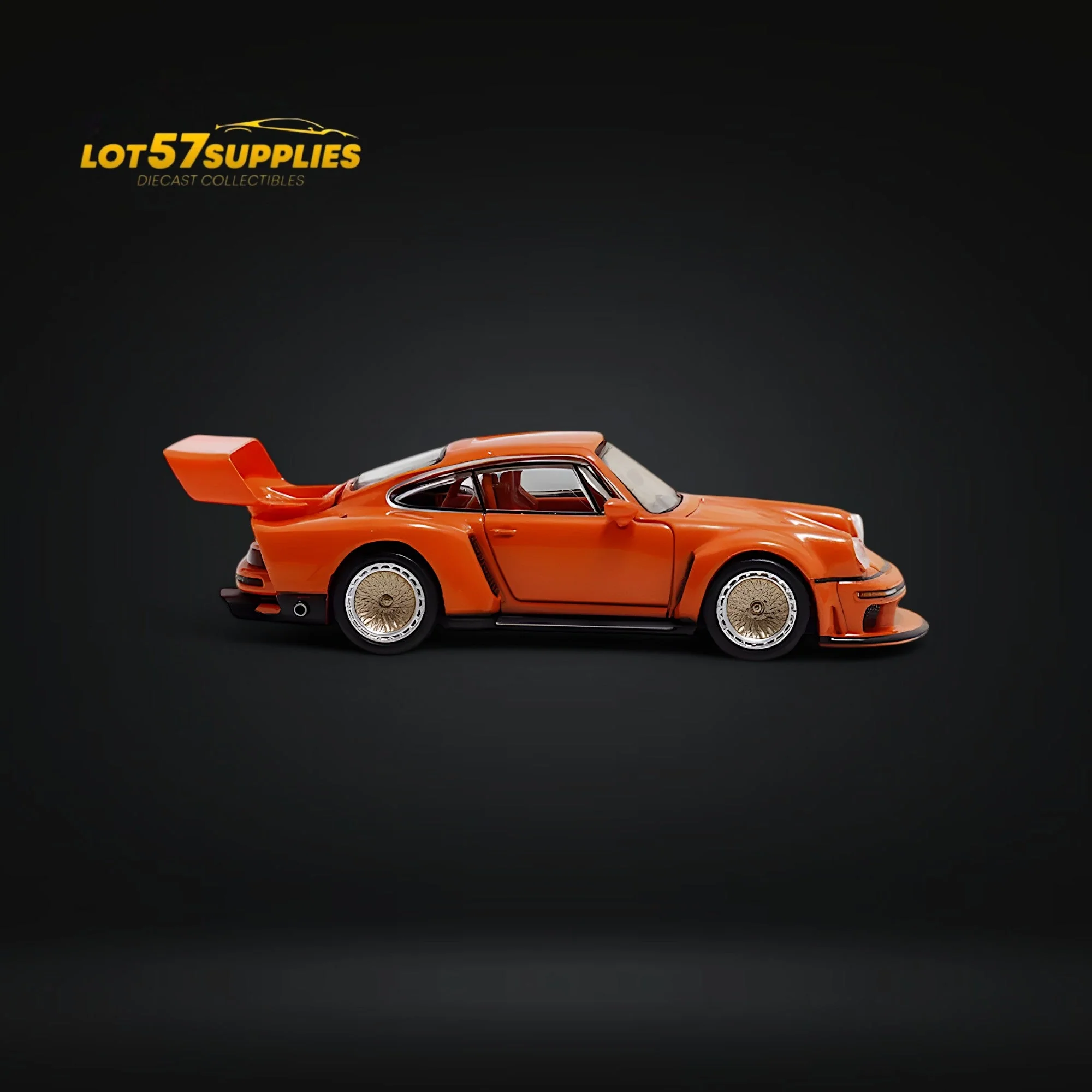 FindClassically Porsche Singer DLS Turbo Orange 1:64 - Image 3