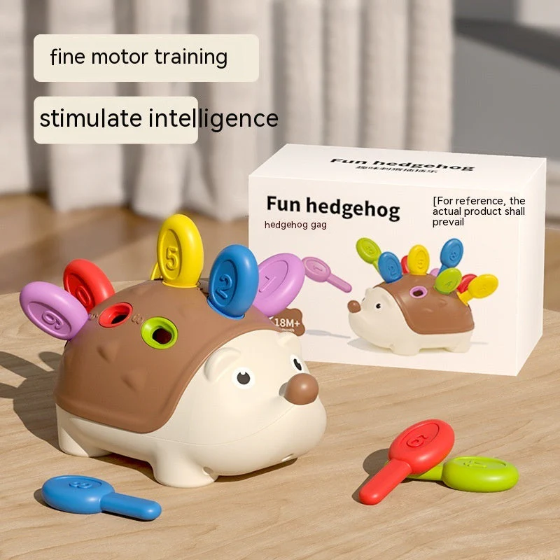 Fine Motor Training Toys Early Childhood Education Hand-eye Coordination Splicing Little Hedgehog - Image 10
