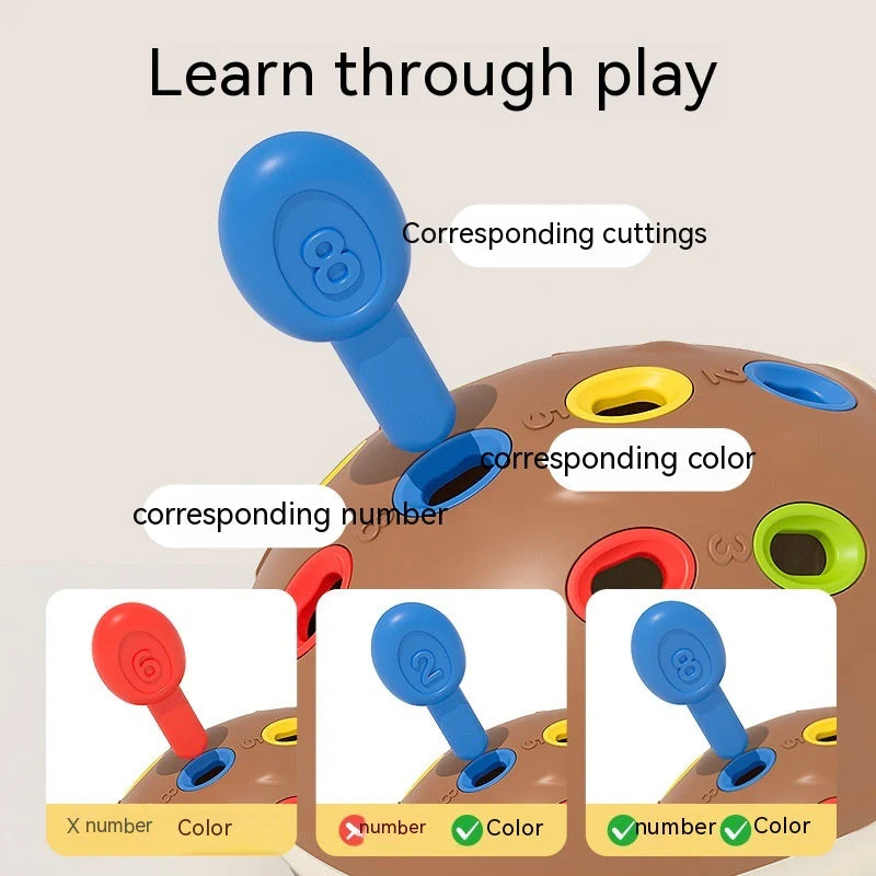 Fine Motor Training Toys Early Childhood Education Hand-eye Coordination Splicing Little Hedgehog - Image 3