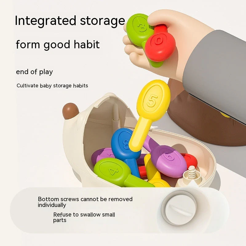 Fine Motor Training Toys Early Childhood Education Hand-eye Coordination Splicing Little Hedgehog - Image 4