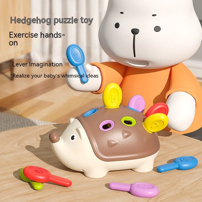 Fine Motor Training Toys Early Childhood Education Hand-eye Coordination Splicing Little Hedgehog - Image 6