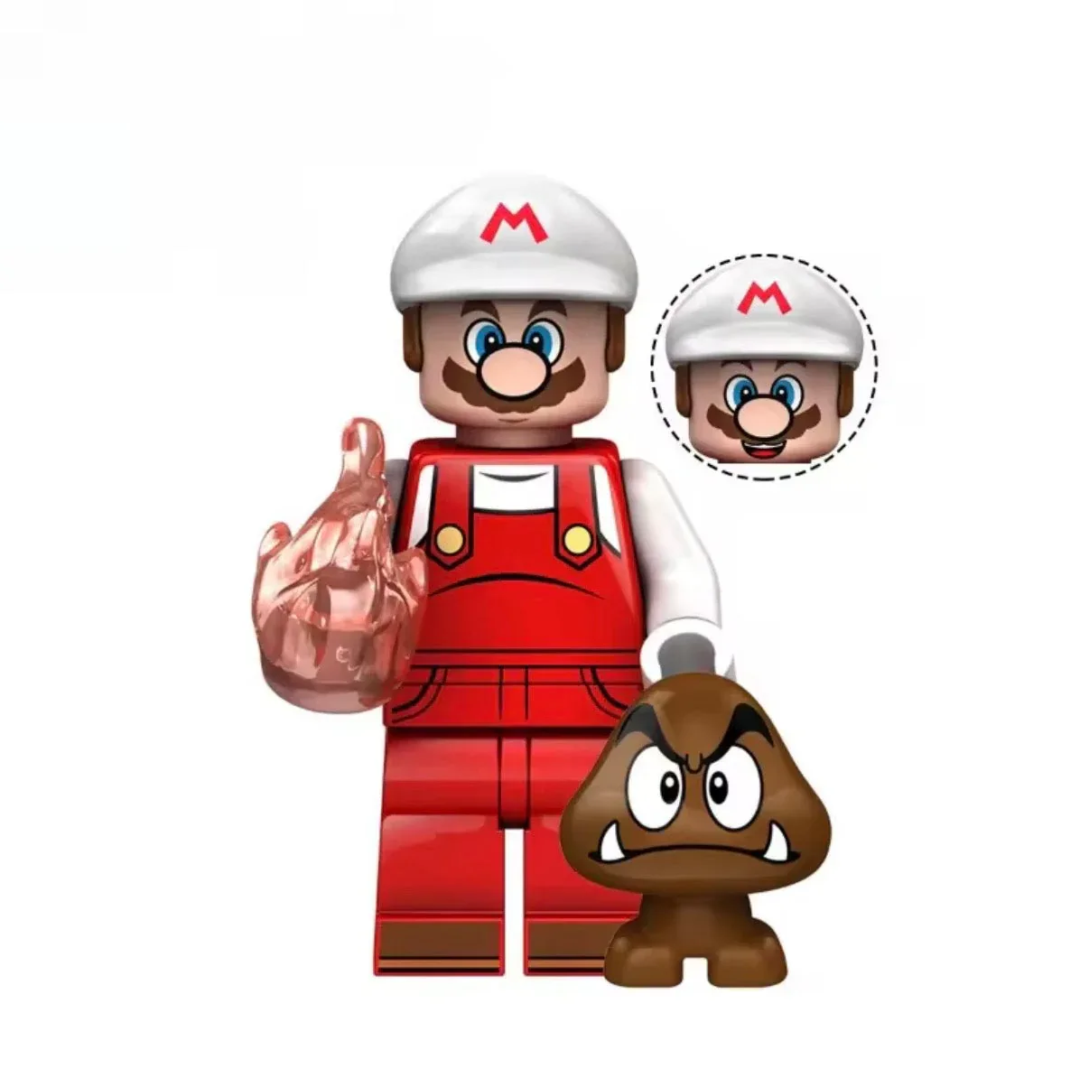 Fireball Mario Minifigure - Image 2