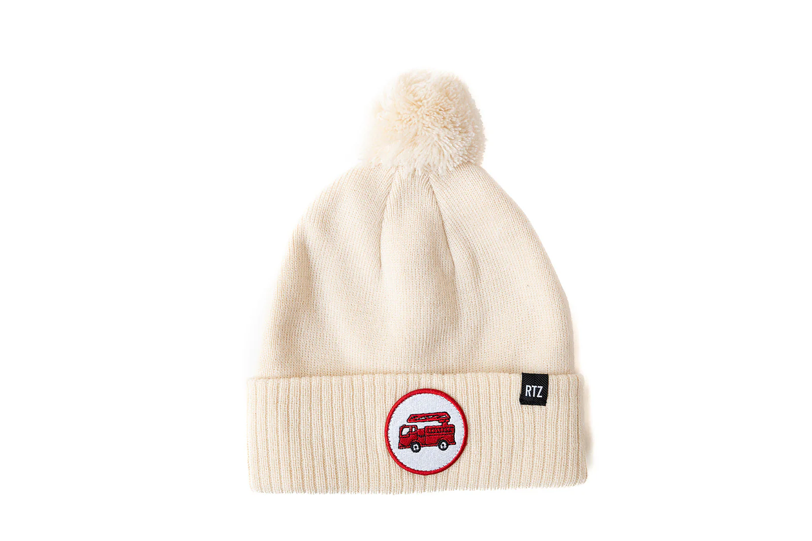 Firetruck Patch Pom Pom Hat - Image 2