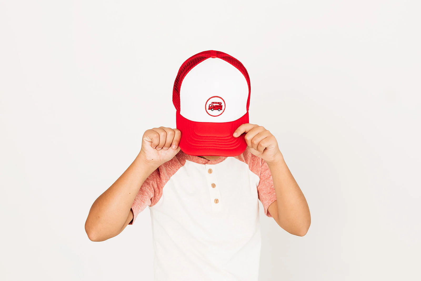 Firetruck Patch Trucker Hat - Image 3