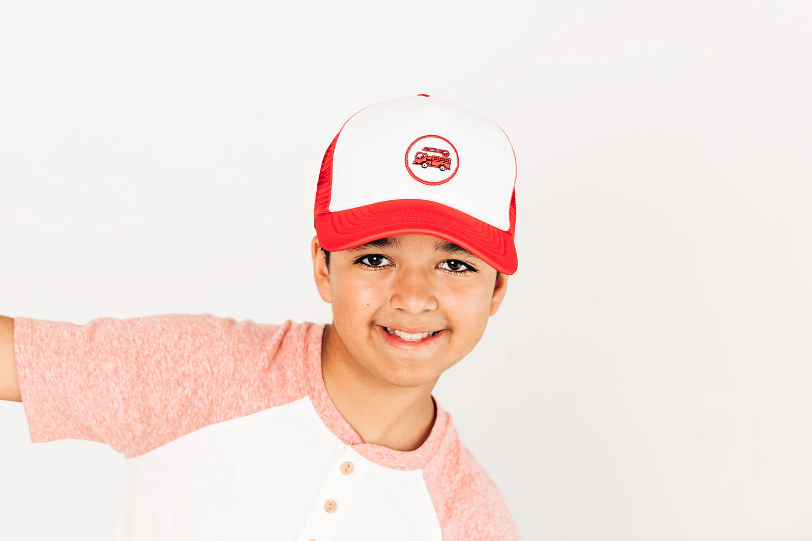 Firetruck Patch Trucker Hat - Image 4