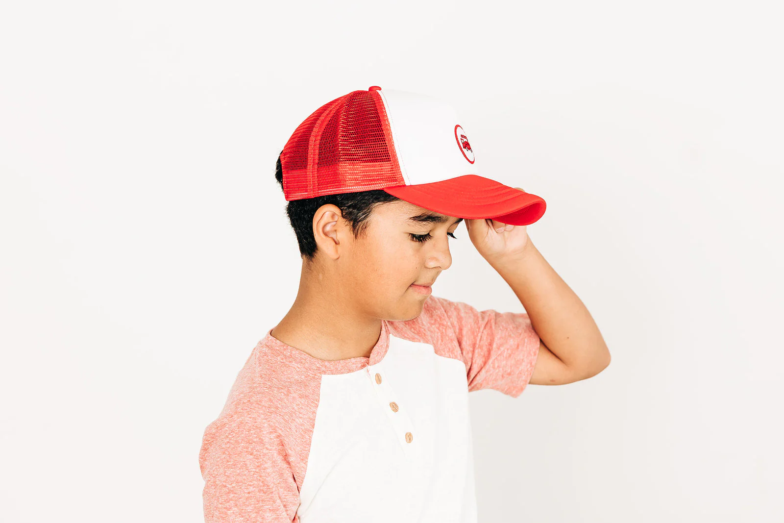 Firetruck Patch Trucker Hat - Image 6