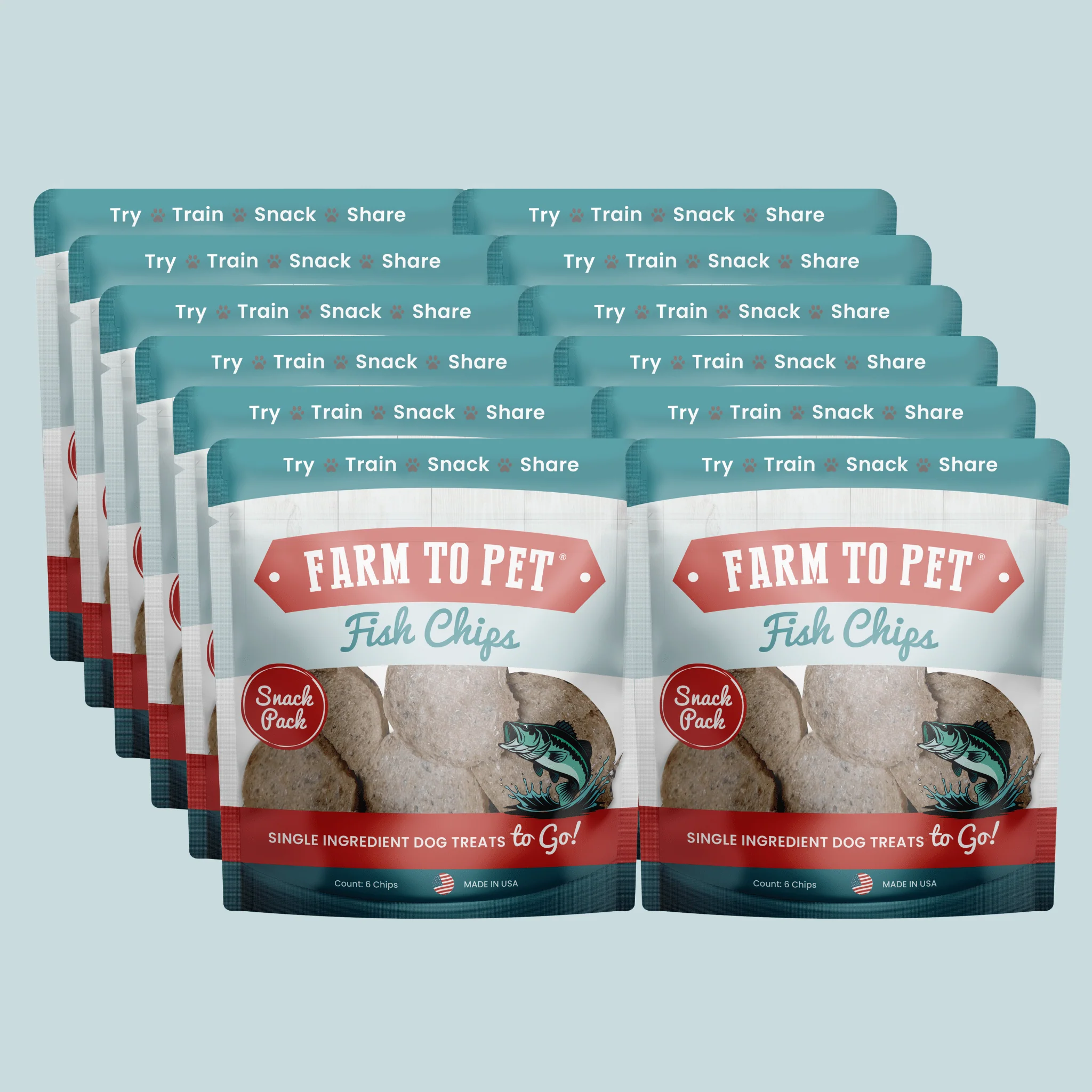 Fish Chips Snack Pack Bundles | Dog Treats for Training & Travel - Image 10