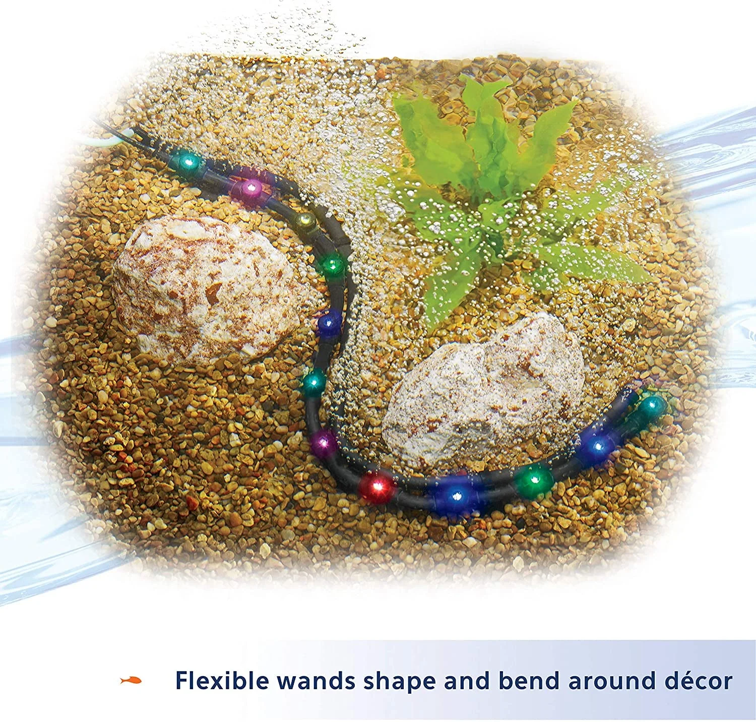 Fish Tank Aquarium Flexible LED Accent Light and Bubble - Image 5
