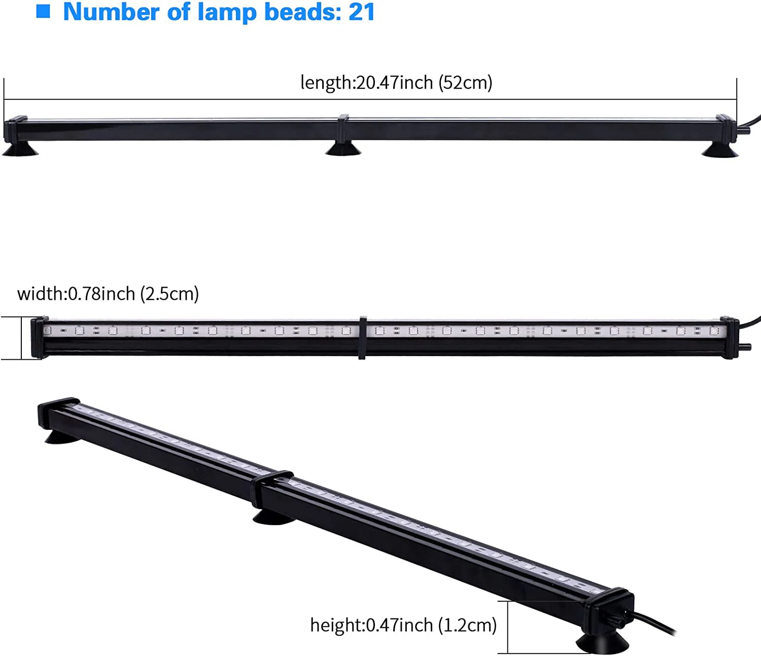 Fish Tank Light with Air Bubble Hole - Image 7