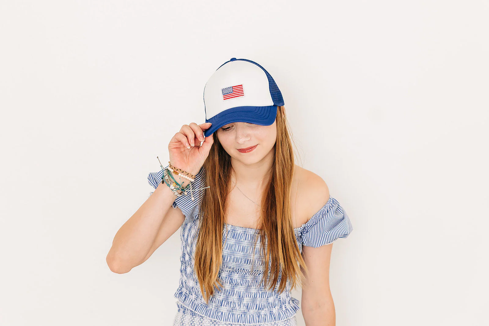 Flag Patch Trucker Hat - Image 20