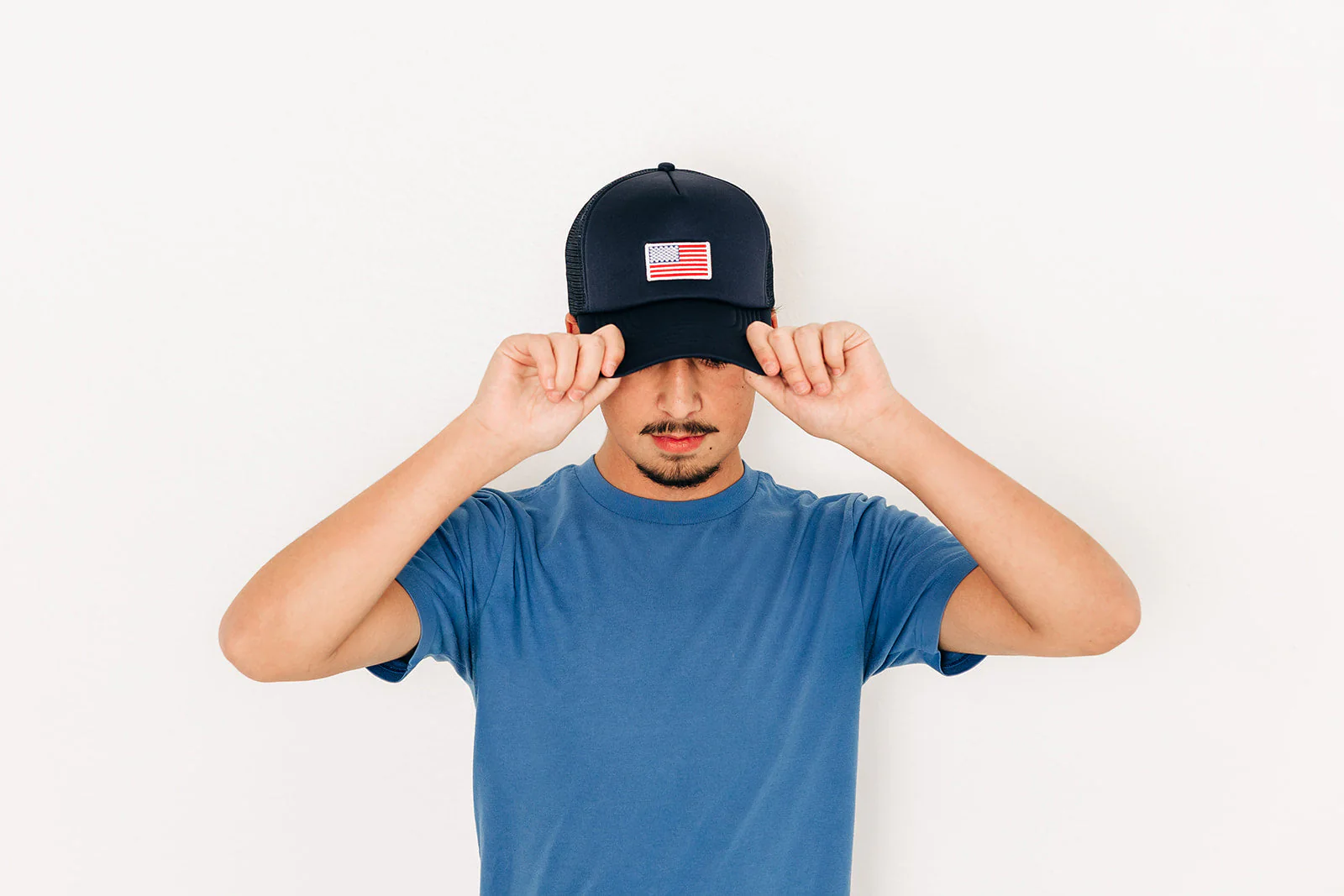 Flag Patch Trucker Hat - Image 4