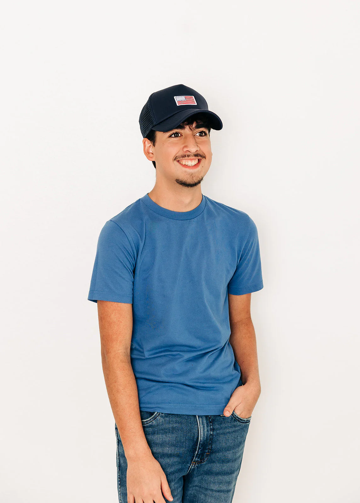 Flag Patch Trucker Hat - Image 6