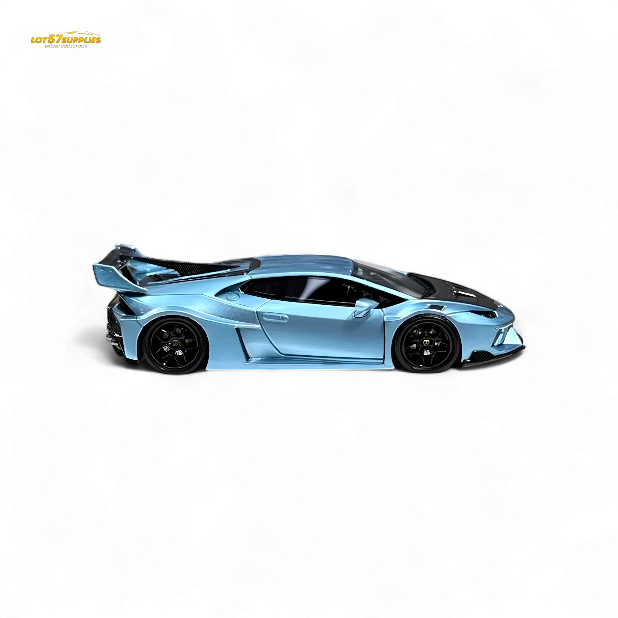 Flame Lamborghini Huracan LP610-4 ICE BLUE 1:64 - Image 2