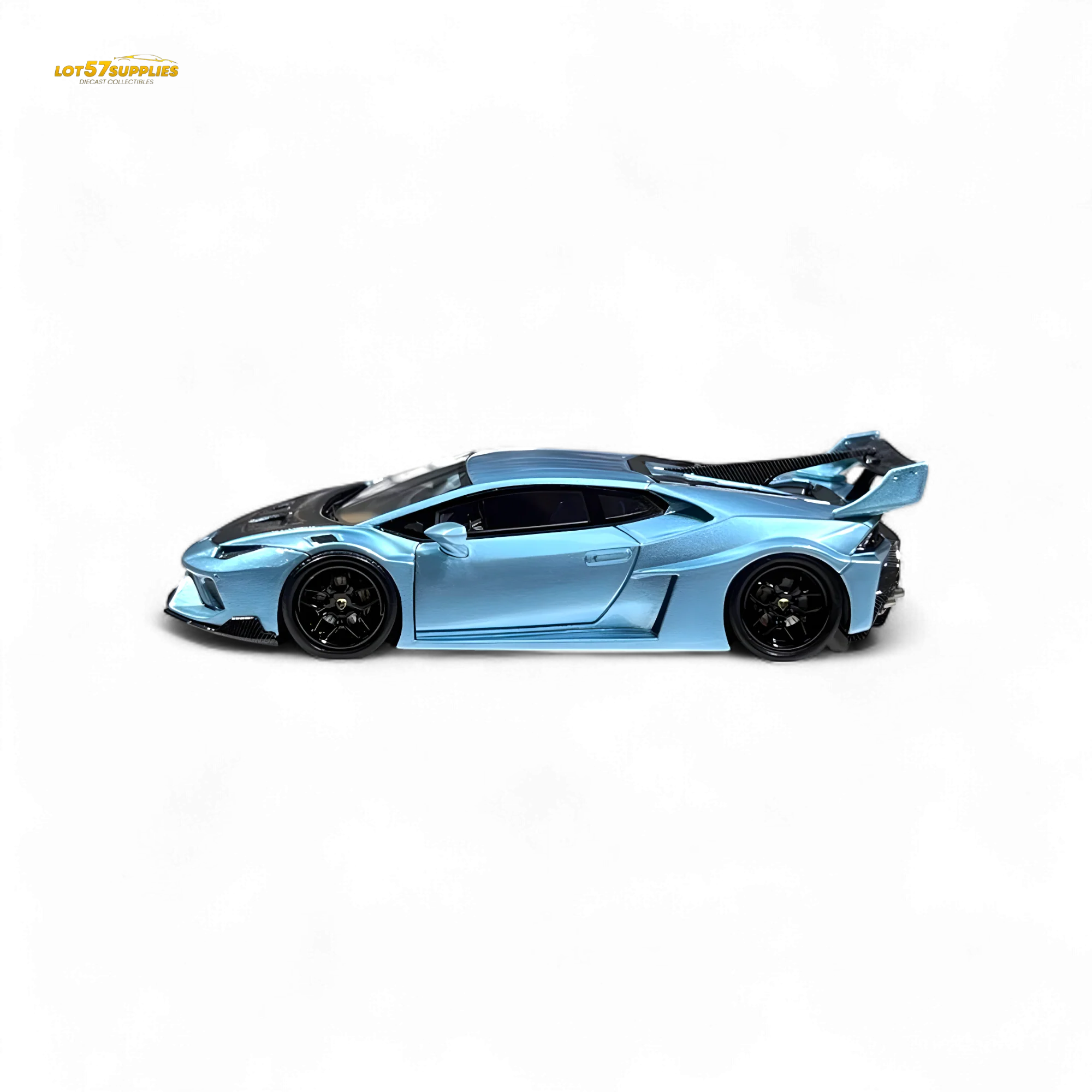 Flame Lamborghini Huracan LP610-4 ICE BLUE 1:64 - Image 3