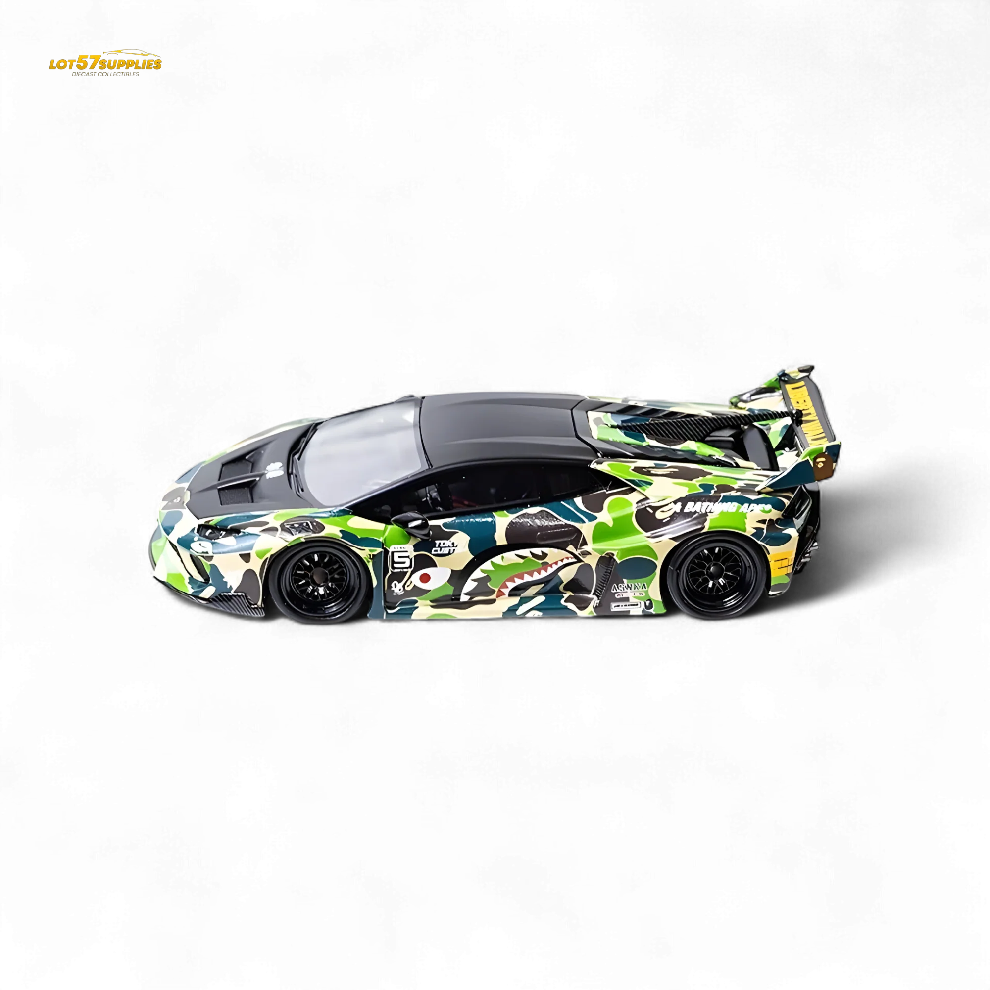 Flame Lamborghini Huracan LP610-4 LWBK WideBody Camouflage 1:64 - Image 4