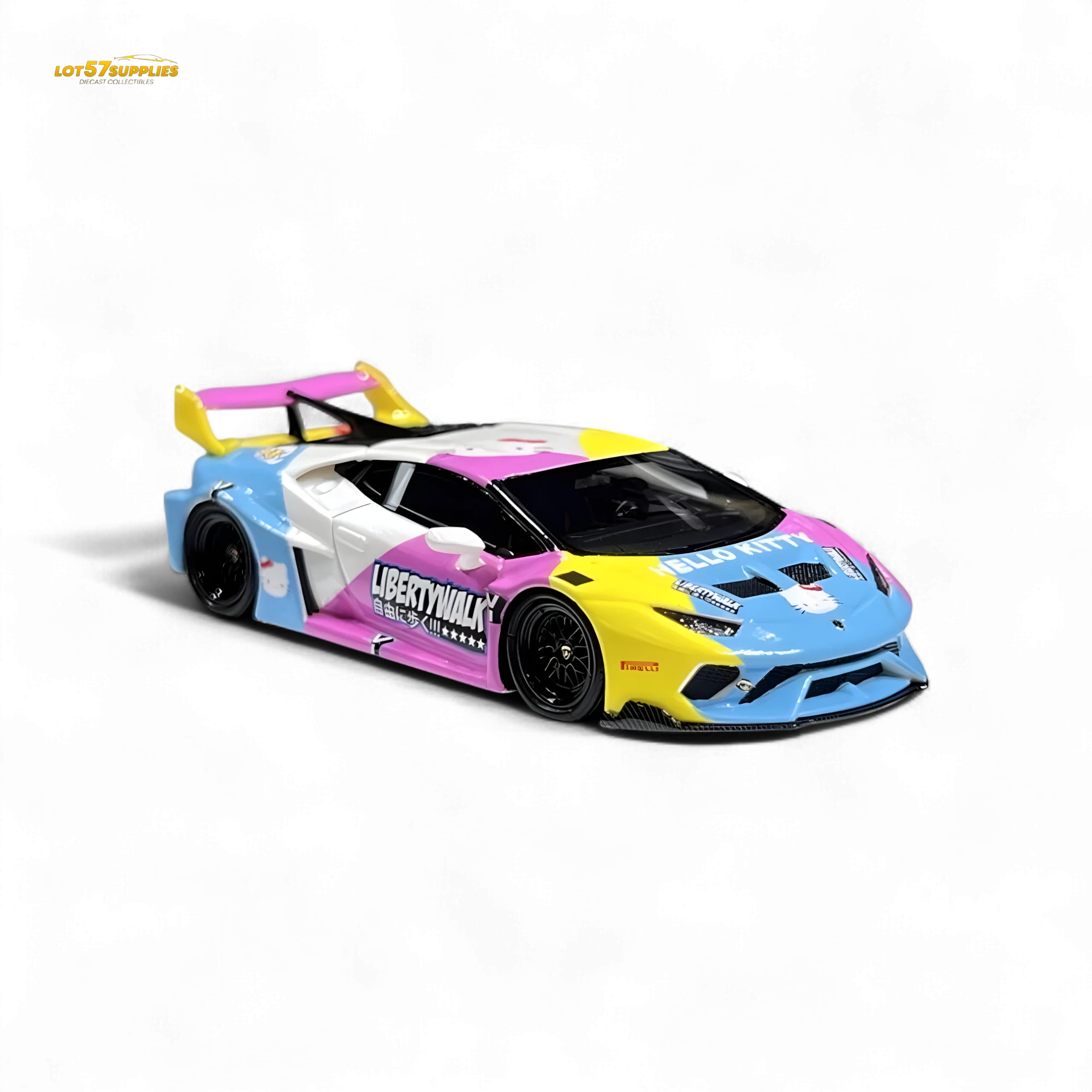 Flame Lamborghini Huracan LP610-4 LWBK WideBody Resin 1:64 - Image 4