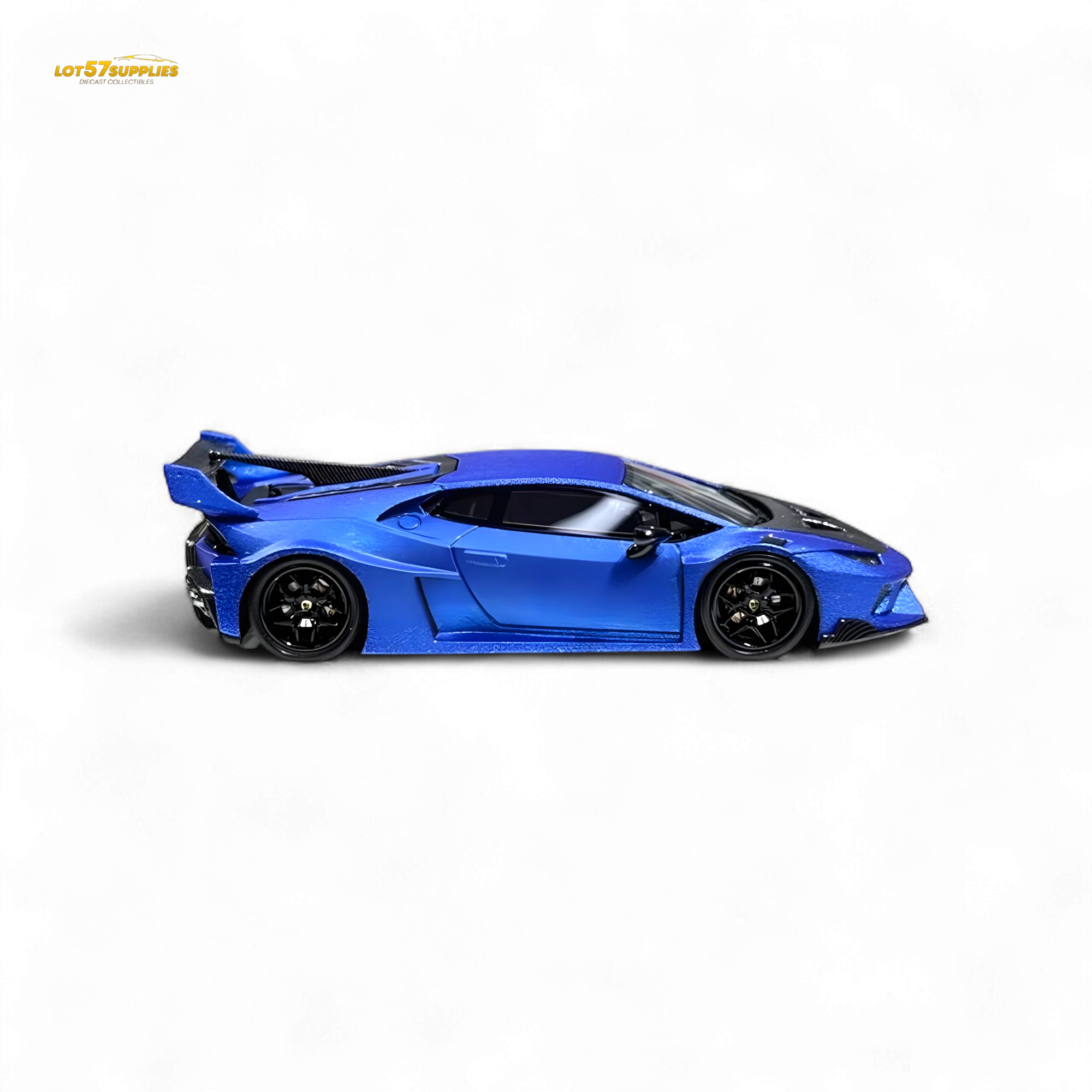 FLAME Lamborghini Huracan LP610-4 WideBody Resin - Matte Blue 1:64 - Image 2