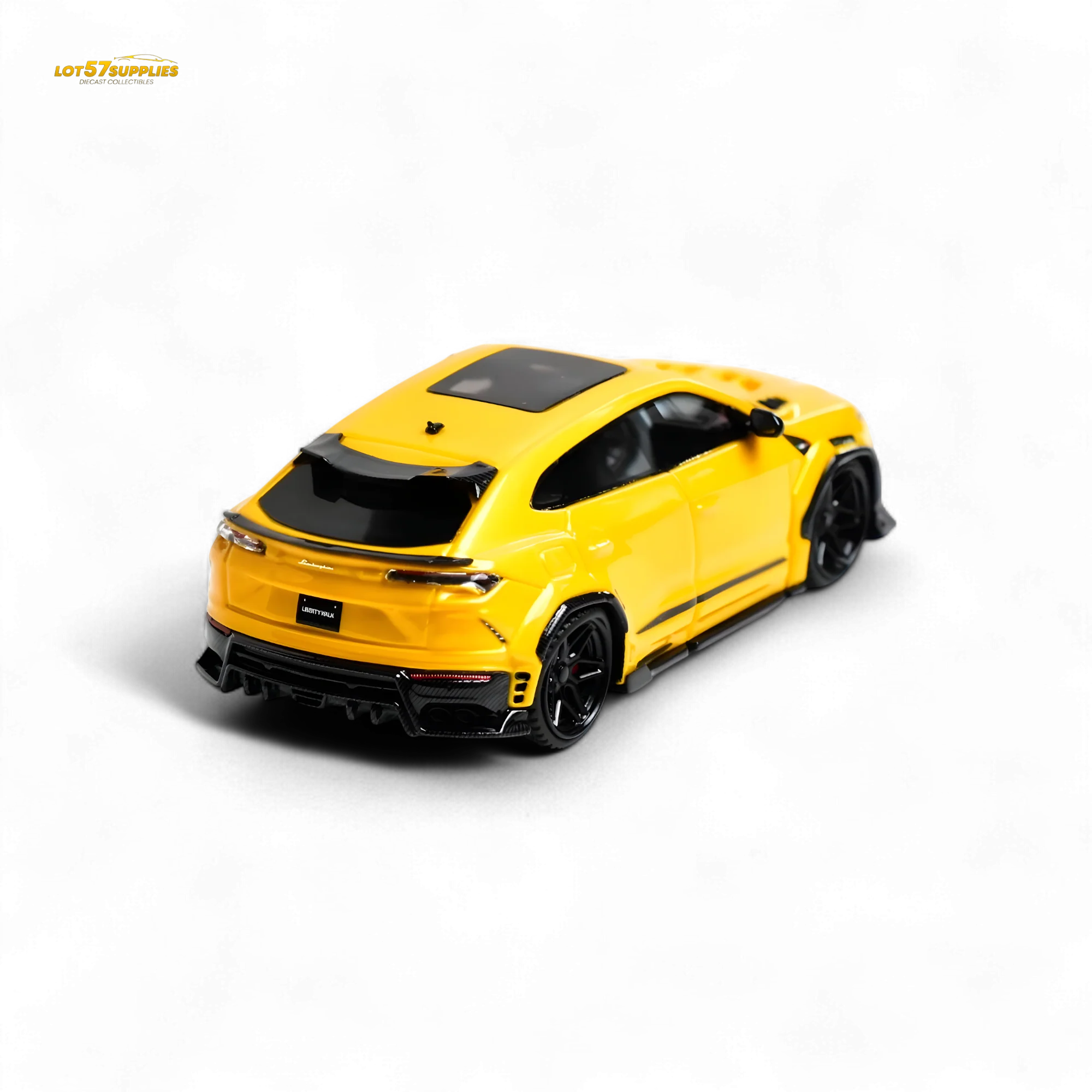Flame Lamborghini Urus LBWK Giallo Auge Yellow 1:64 - Image 3