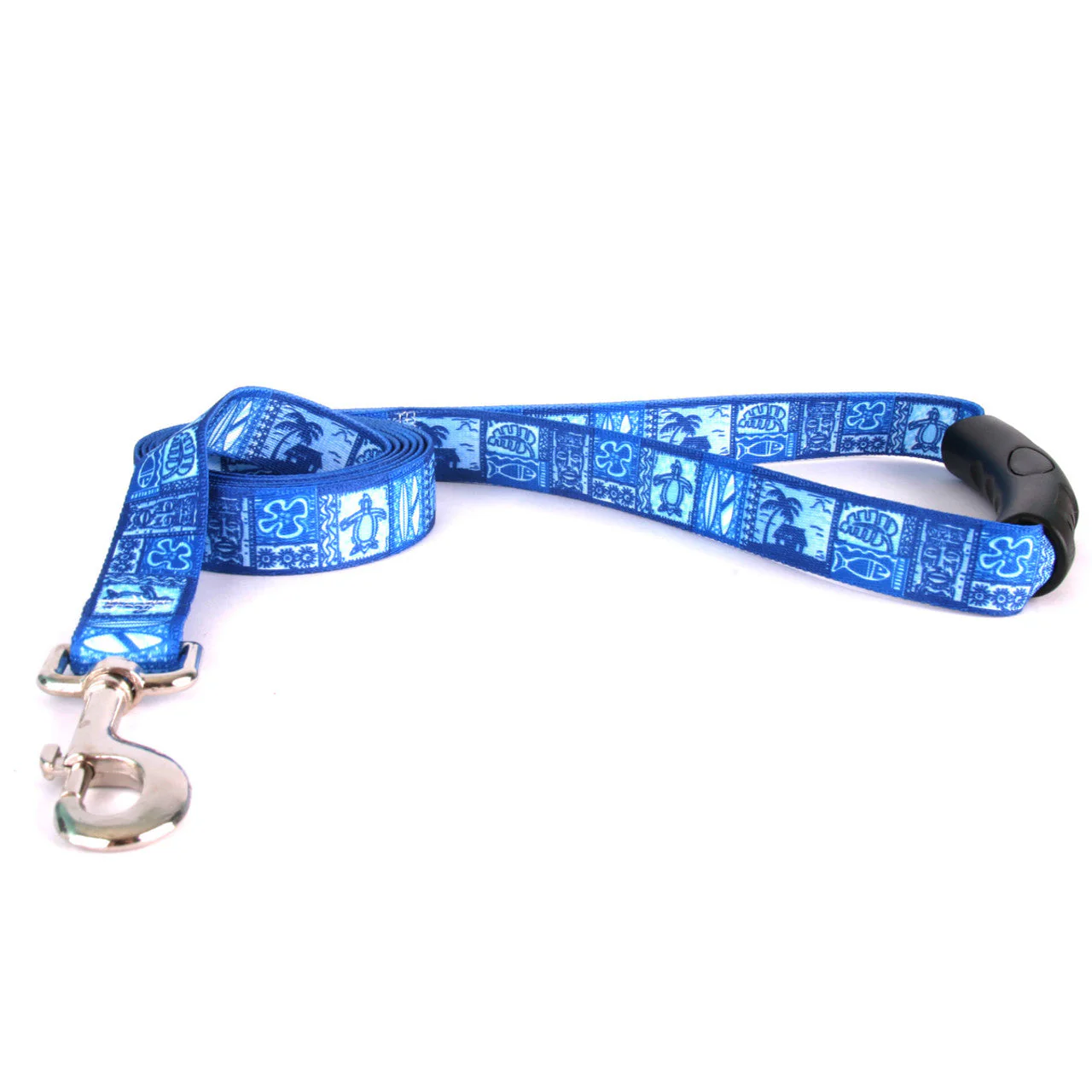 Flaming Tiki Blue Dog Leash - Image 2