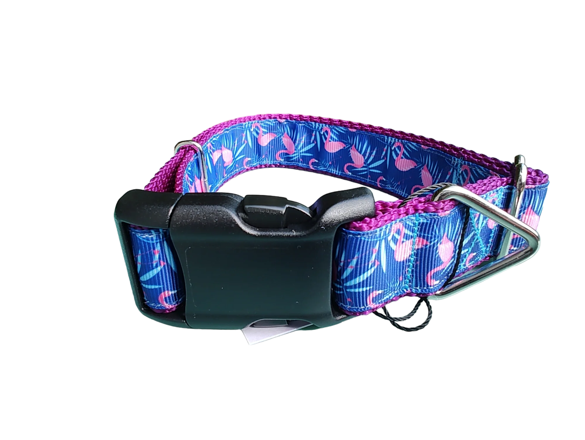 Flamingos Nylon Dog Collar - Image 2