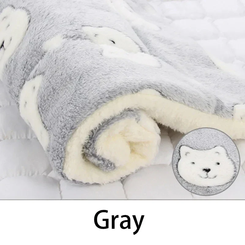 Flannel Pet Sleeping Mat & Dog Bed – Soft, Washable, and Durable - Image 12