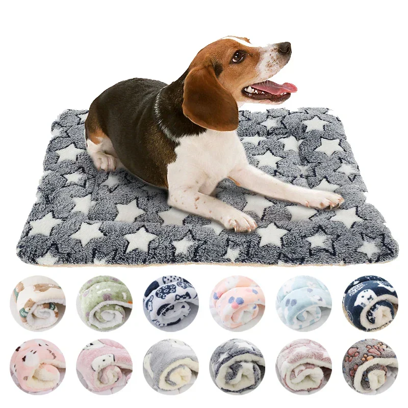 Flannel Pet Sleeping Mat & Dog Bed – Soft, Washable, and Durable - Image 2