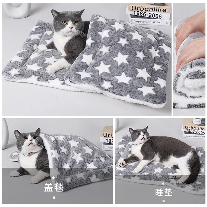 Flannel Pet Sleeping Mat & Dog Bed – Soft, Washable, and Durable - Image 6