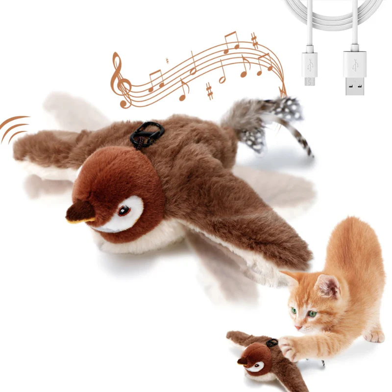 Flapping Bird Cat Toy – Interactive Catnip Plush - Image 3
