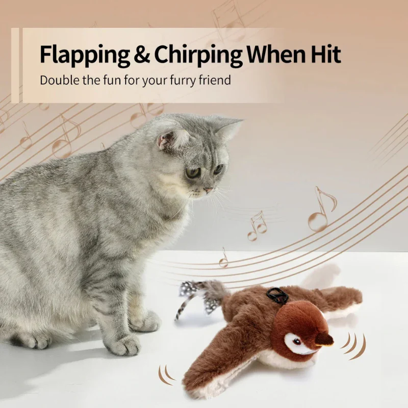 Flapping Bird Cat Toy – Interactive Catnip Plush - Image 5